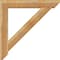 Ekena Millwork Traditional Slat Rough Sawn Bracket, Western Red Cedar, 6"W x 46"D x 46"H BKT06X46X46TRA06RWR - alternate 4